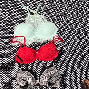 3 bras from PINK/Victoria Secret
